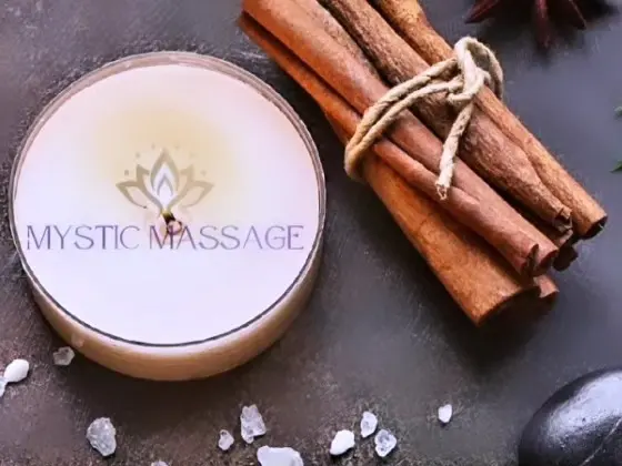 Mystic Massage tealight with cinnamon and salt